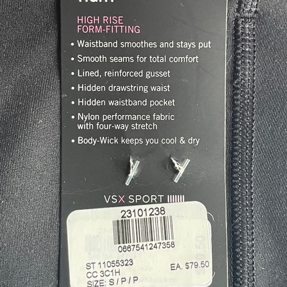 NEON MULTICOLOURED VICTORIA'S SECRET VSX SPORT - HIGH RISE KNOCKOUT TIGHT - Picture 5 of 7